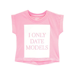 DATE MODELS GIRLS TEE PINK